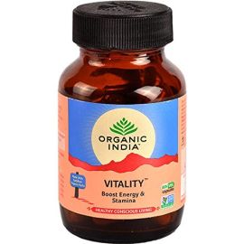 Vitality 60 Capsules Bottle by Organic India