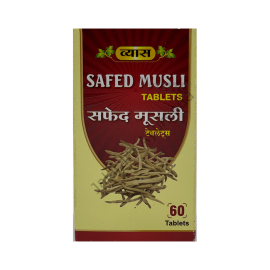 Vyas Safed Musli Tablet, 1 pack of 60 Tab