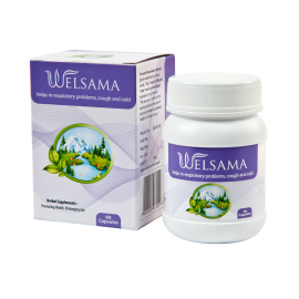 Welsama capsules (Helps in respiratory problems, cough and cold)