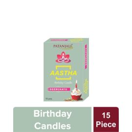 DEERGHAYU CANDLE 15 PCS (32 GM) by patanjali
