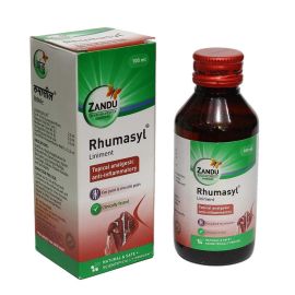 Rhumasyl Liniment 100ml by Zandu - Powerful Ayurvedic Muscle Relaxant & Pain Relief