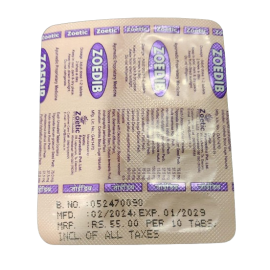 Zoedib Tablets - 10 Tabs (1 Strip) - Natural Support for Blood Glucose Control