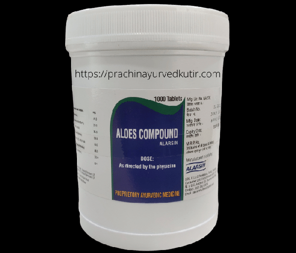 Aloes Compound 1000 Tablets (Bulk Pack) by Alarsin - Ayurvedic Remedy for  Female Infertility & Menstrual Disorders